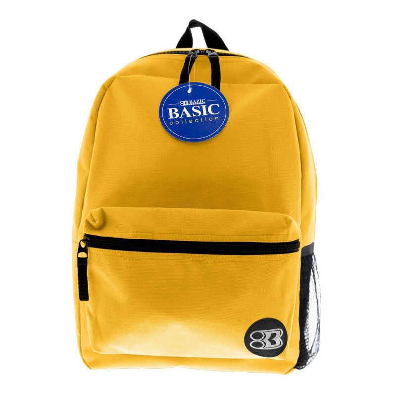 16'' Basic Backpack, Mustard