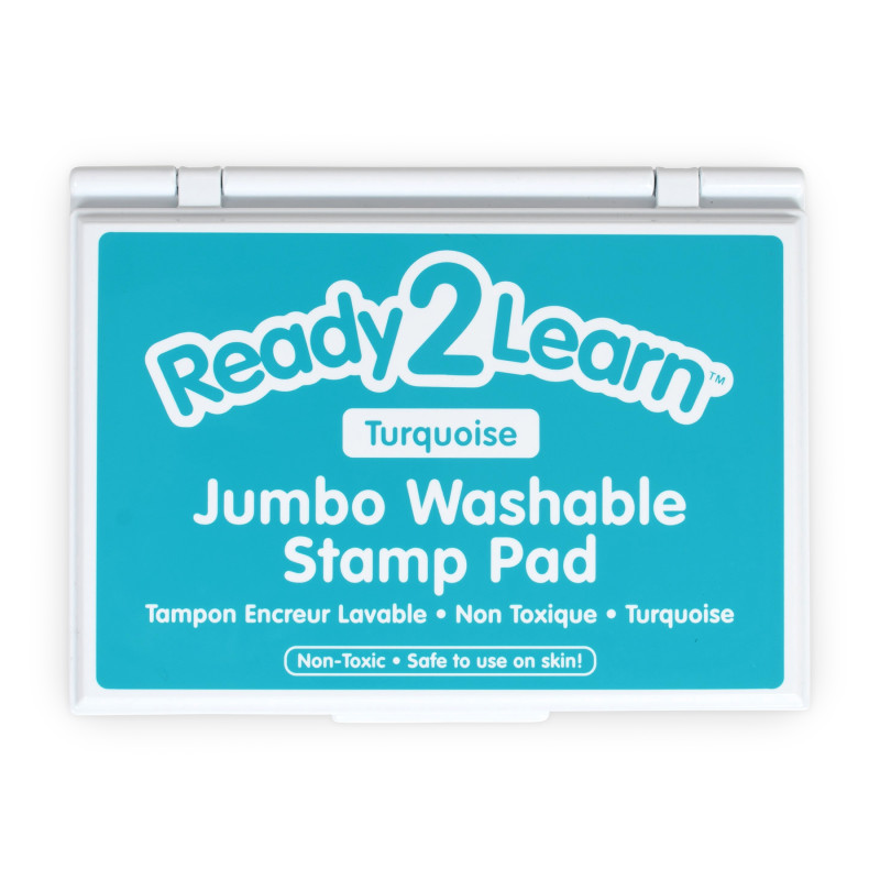 Jumbo Washable Stamp Pad - Turquoise - .2''L x .1''W