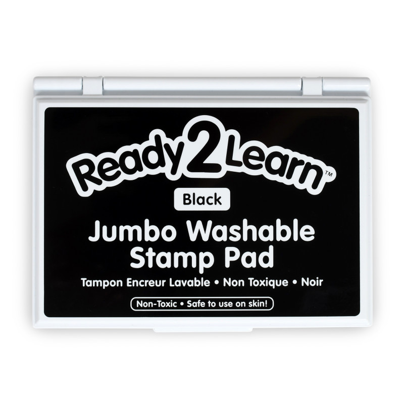 Jumbo Washable Stamp Pad - Black - .2''L x .1''W