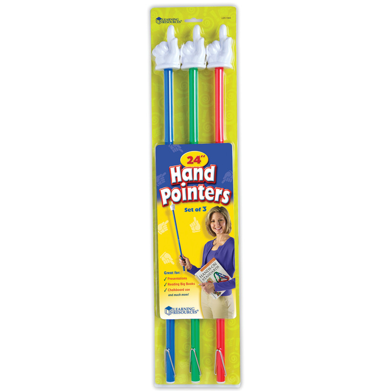 Hand Pointers, 24'', Pack of 3