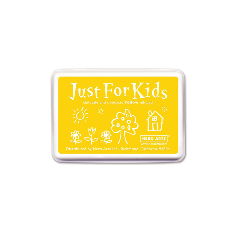 Just for Kids Ink Pad, Yellow