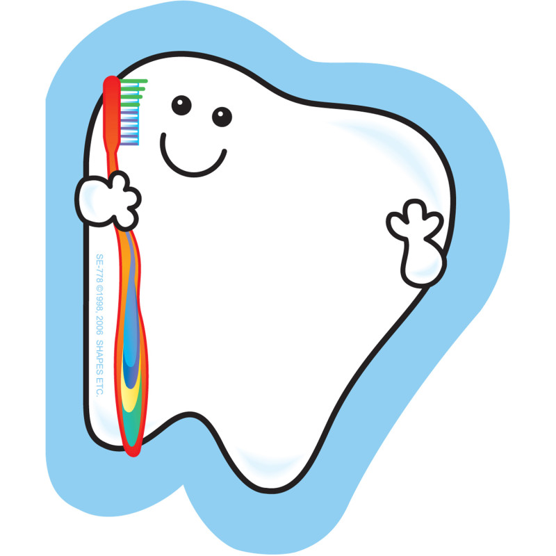 Tooth Mini Notepad, 3'' x 3'', 35 Sheets