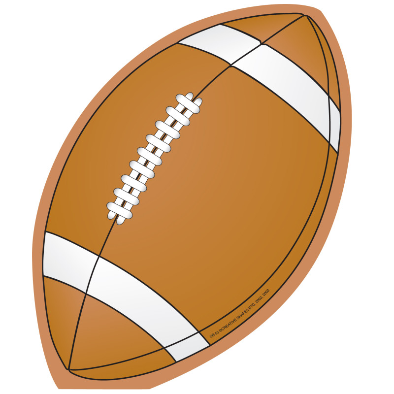 Football Large Notepad, 5'' x 7'', 50 Sheets