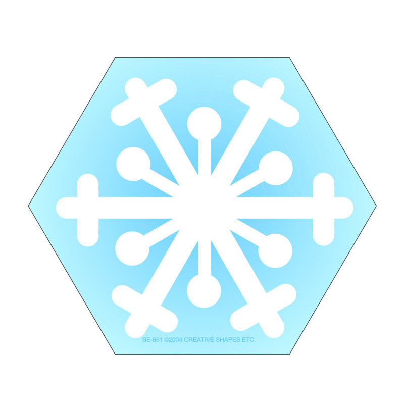 Creative Shapes Notepad, Snowflake, Mini