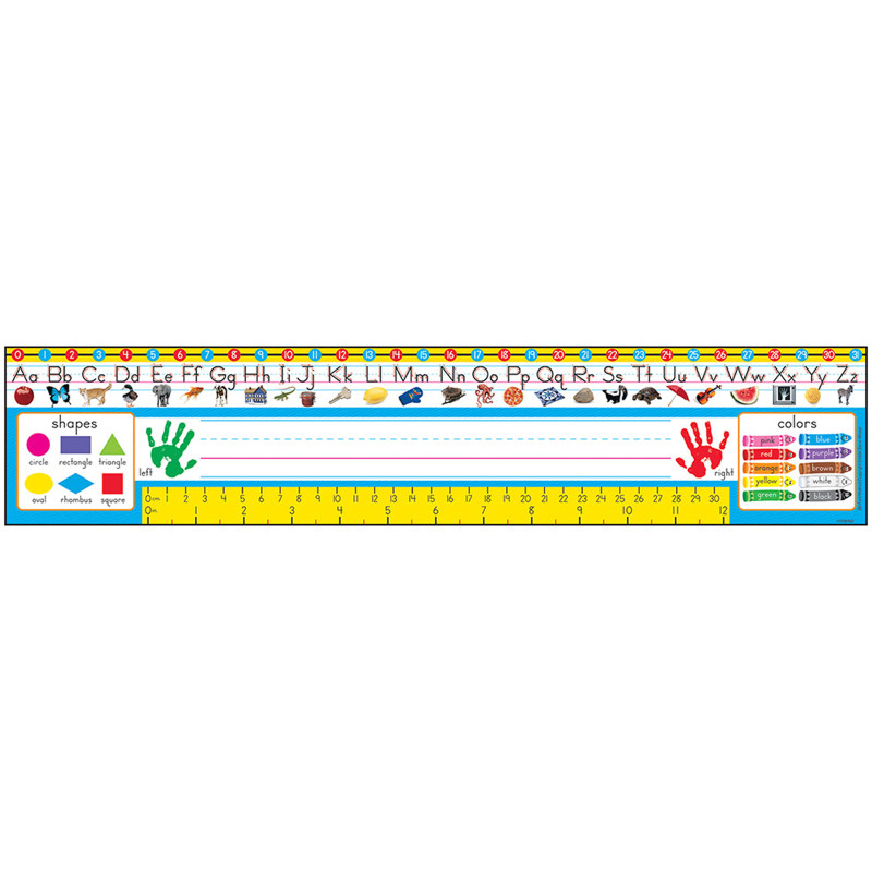 PreK-1 Zaner-Bloser Desk Toppers Re. ame Plates, 36 ct