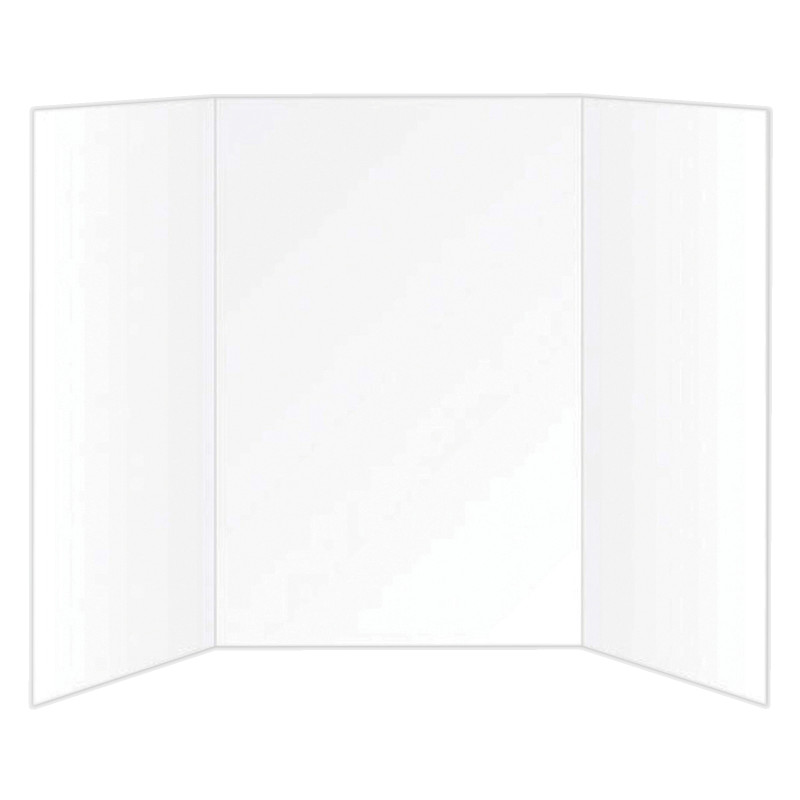 Foam Project Board, 36''W x 48''L, White, Pack of 10