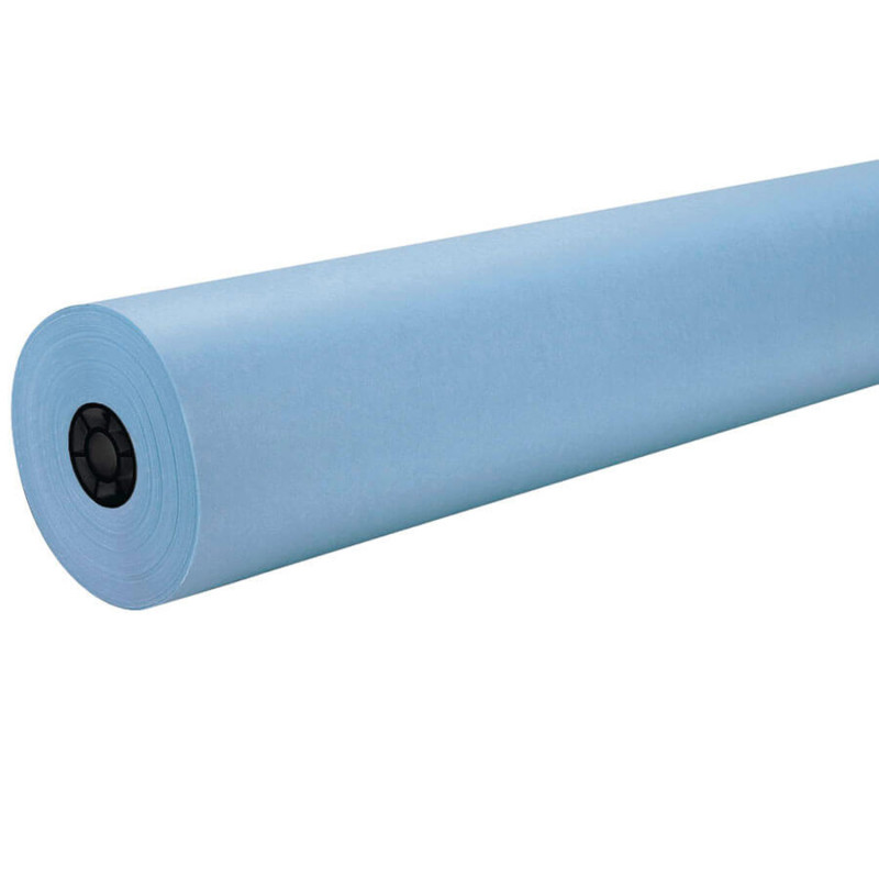 Art Paper Roll, Sky Blue, 36'' x 500', 1 Roll