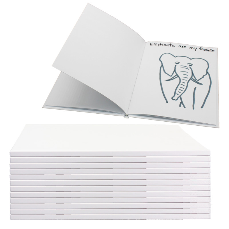 Hardcover Blank Book, 8-1/2'' x 11'' Portrait, Class Pack 12