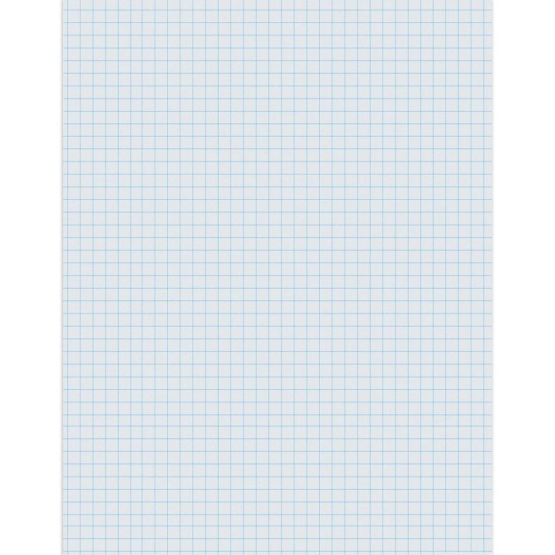 Graphing Paper, White, 1/4'' Quadrille Ruled, 8-1/2'' x 11'', 500 Sheets