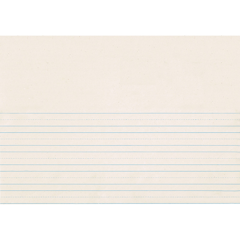 Newsprint Handwriting Paper, Picture Story, 7/8'' x 7/16'' x 7/16'' Ruled Long, 18'' x 12'', 500 Sheets