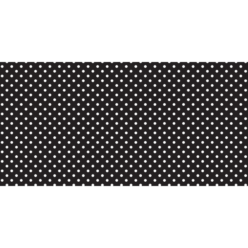Bulletin Board Art Paper, Classic Dots-Black & White, 48'' x 50', 1 Roll