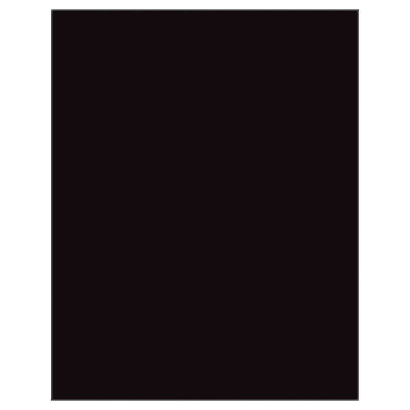 Premium Coated Poster Board, Black, 22'' x 28'', 25 Sheets