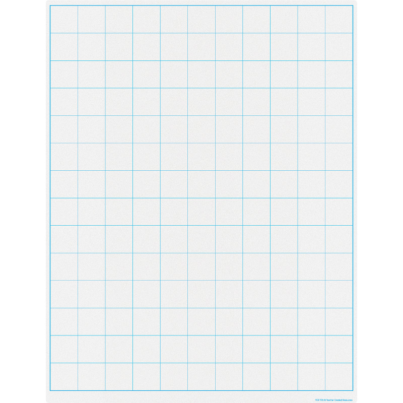 Graphing Grid 1-1/2 Inch Squares Write-on/Wipe-off Chart