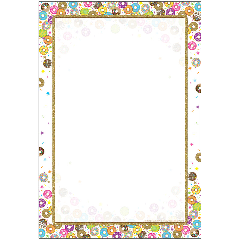 Smart Poly Chart, DonutFetti Blank, 13'' x 19''