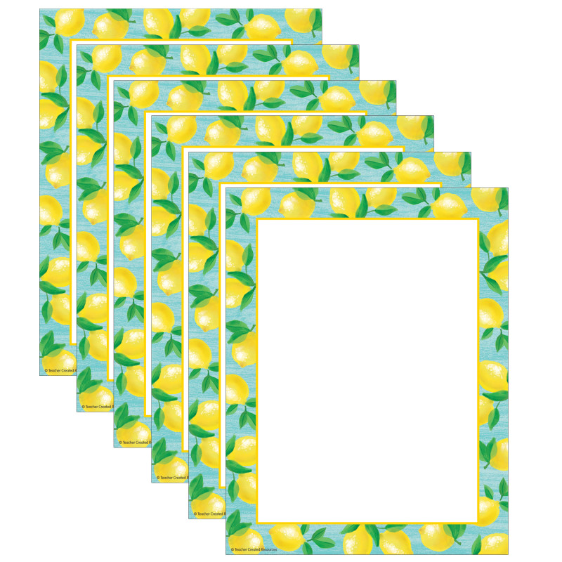 Lemon Zest Computer Paper, .5'' x 11'', 50 Sheets Per Pack, 6 Packs