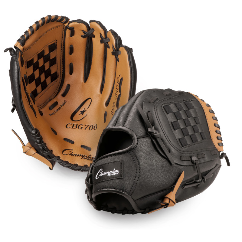 Leather & Vinyl 12'' Baseball/Softball Glove