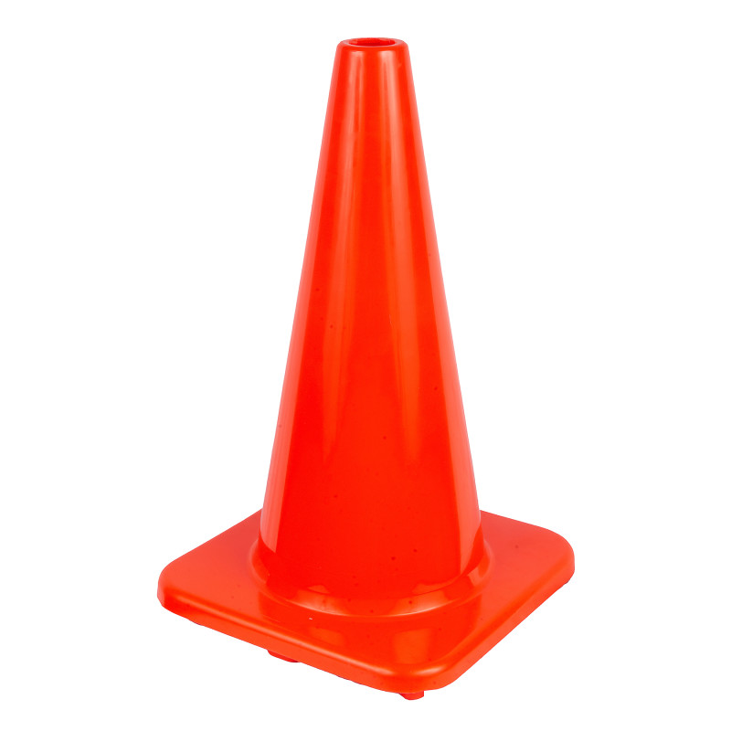 Flexible Vinyl Weighted Cone, 18'', Orange