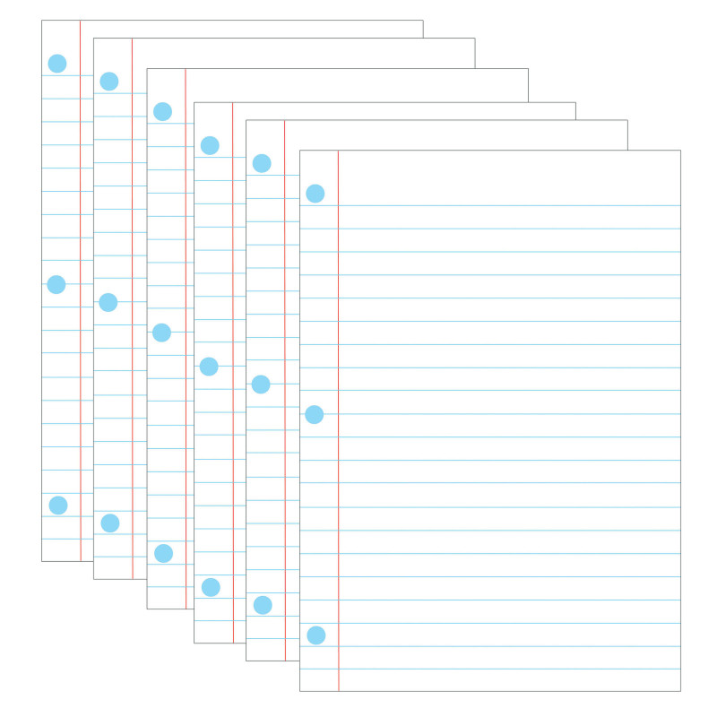 Magnetic Notebook Page, 8-1/2'' x 11'', Pack of 6