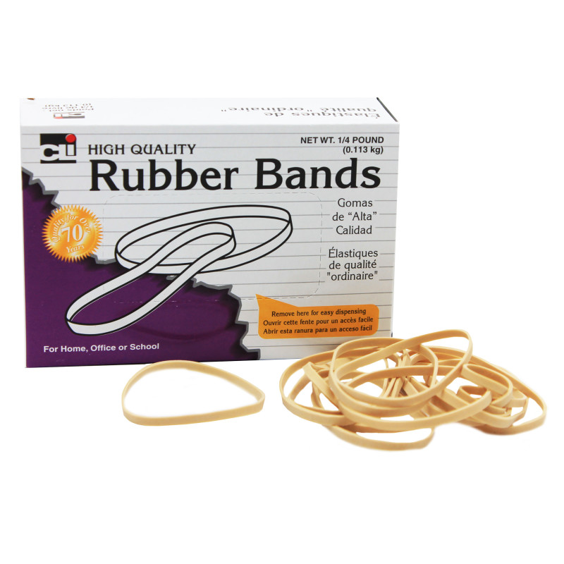 Rubber Bands, #32 (3'' x 1/8''), 1/4 Pound Box