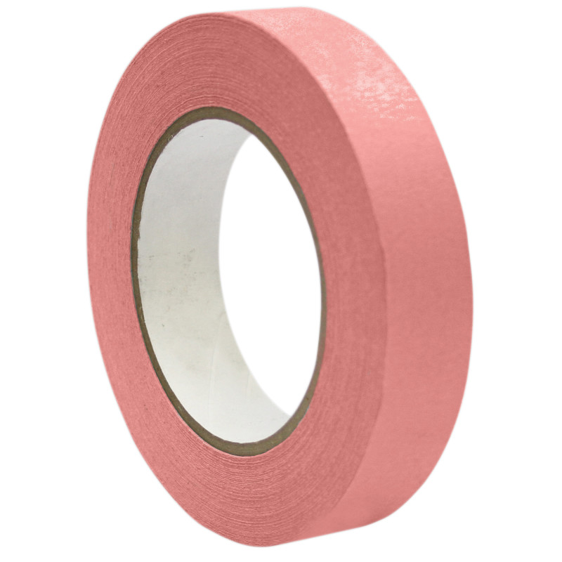 Premium Grade Masking Tape, 1'' x 55 yds, Pink