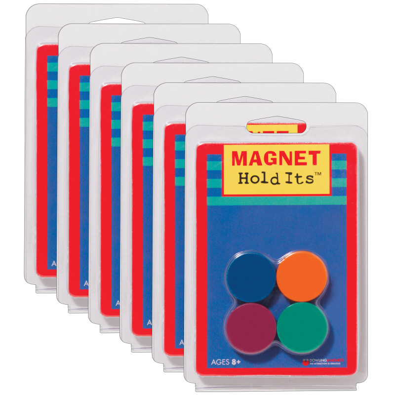 Ceramic Disc Magnets, 1'', 8 Per Pack, 6 Packs