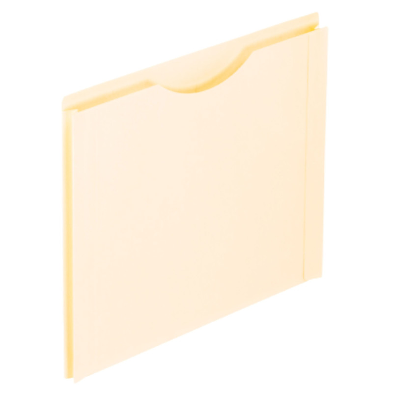 Manila File Jacket, 1'' Expansion, Letter Size, Box of 50