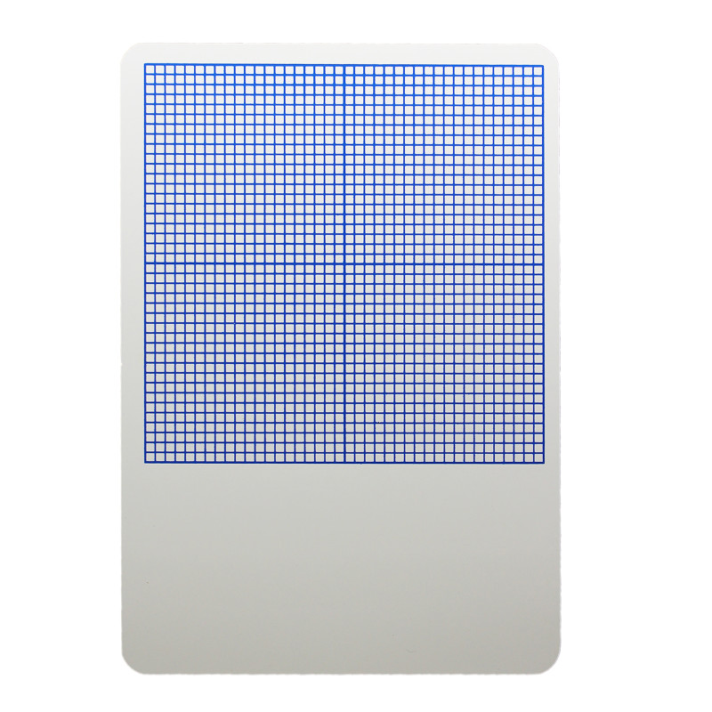 1/4'' Graph Dry Erase Board, 11'' x 16''