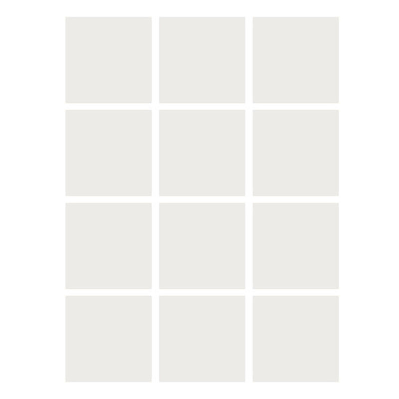 Dry Erase Stickables with Dry Erase Marker, White, 4'' x 4'', 12 Per Pack, 2 Packs