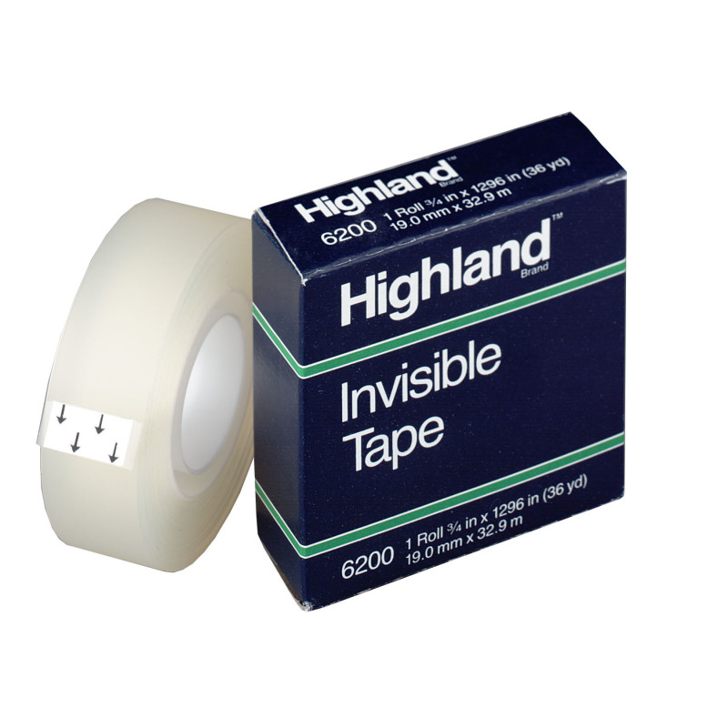 Invisible Tape, 3/4'' x 1296''