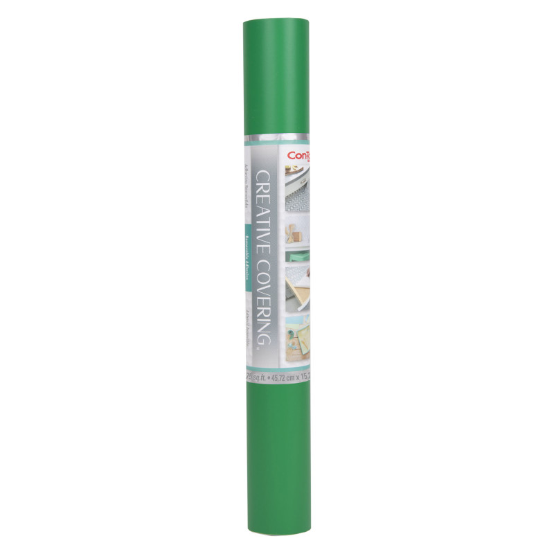 Creative Covering Adhesive Covering, Green, 18'' x 50 ft