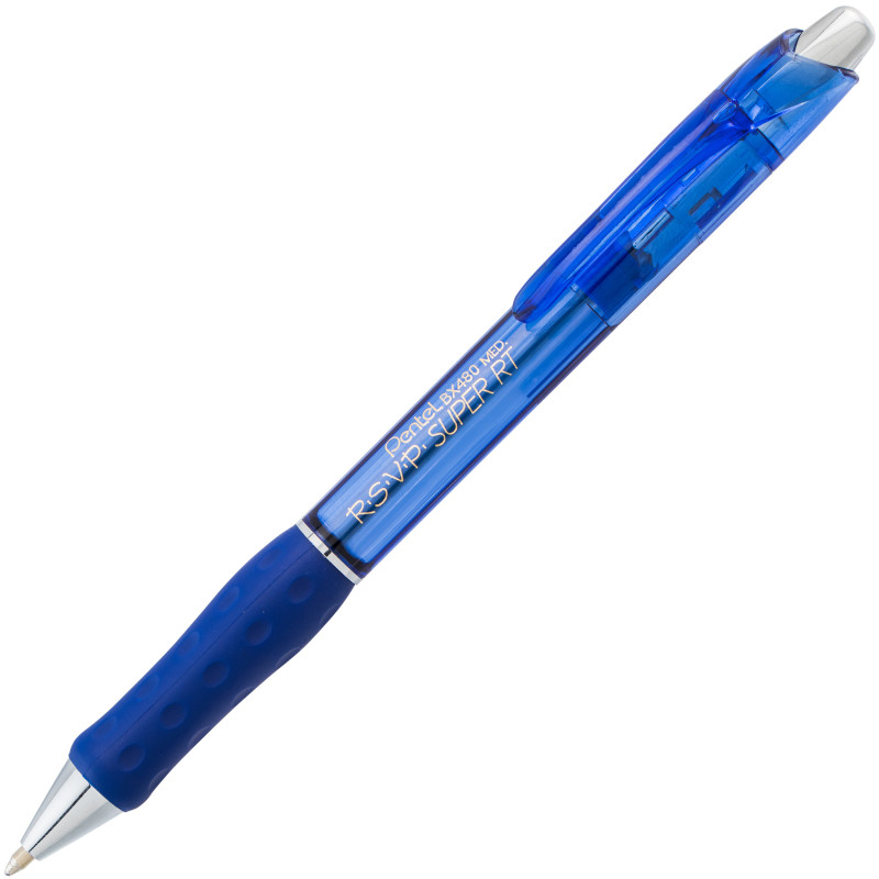 . Super RT Retractable Ballpoint Pen, Blue