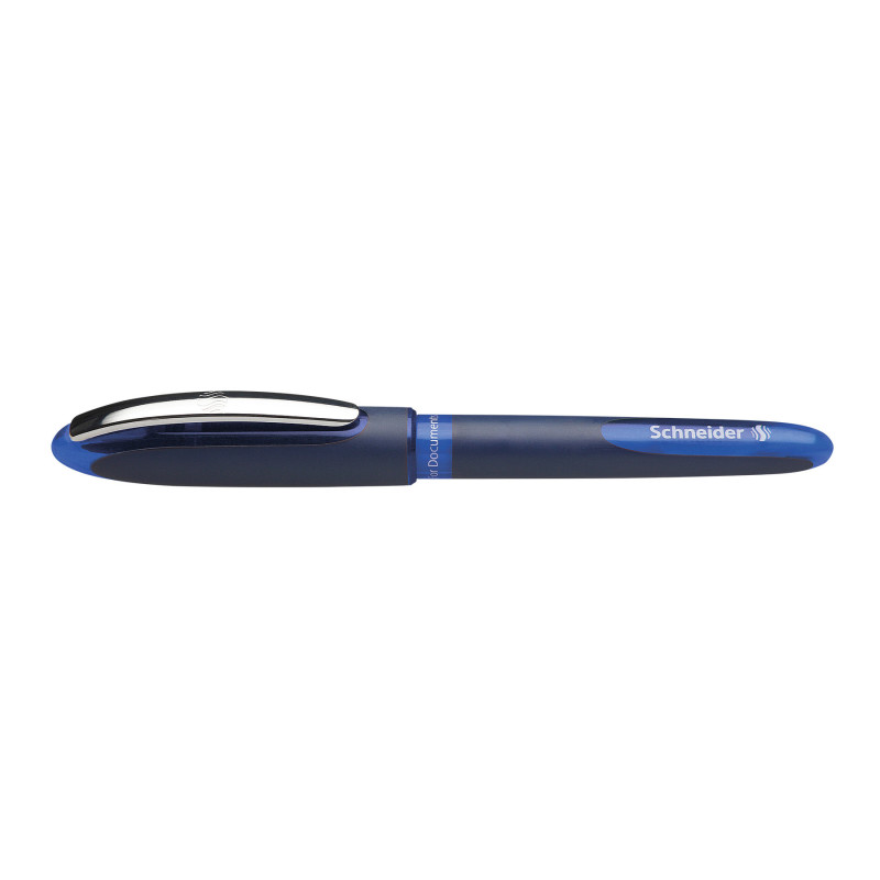 One Business Rollerball Pen, .6 mm, Blue Ink, Single Pen