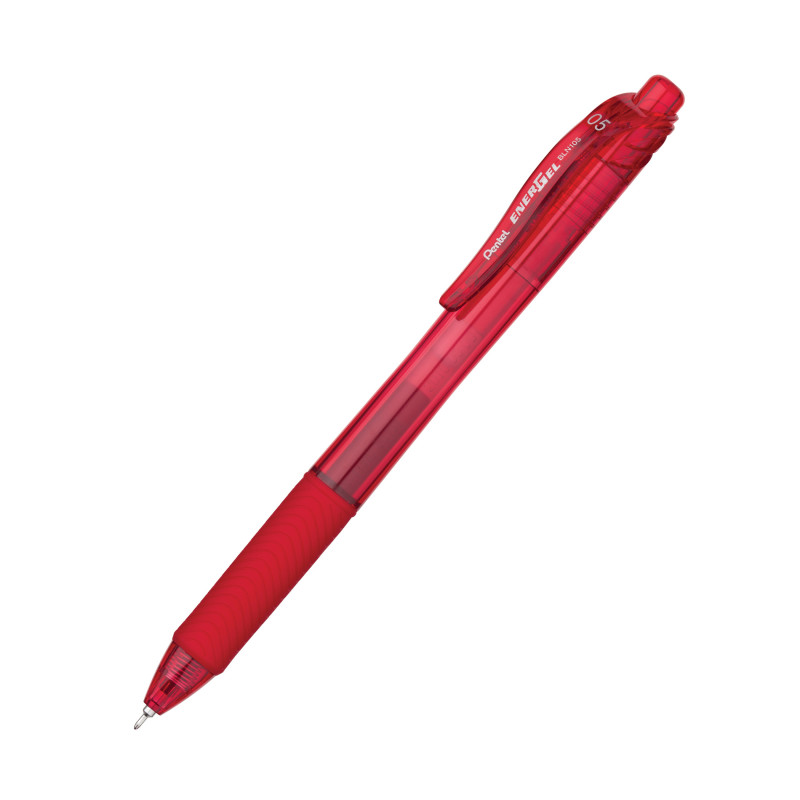 EnerGel-X Retractable Liquid Gel Pen, Red, . 5mm