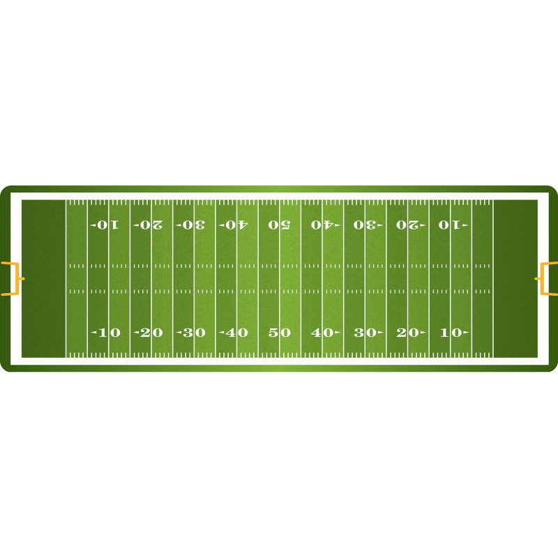 The Original Fun Mat, Mat Runner, 1. 5'' x 47'', Football Field