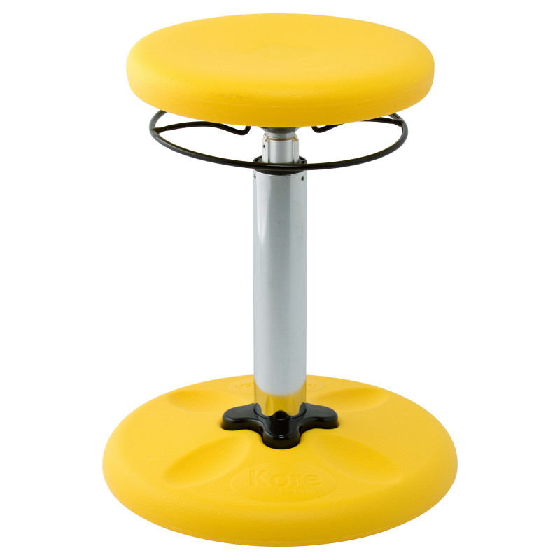 Kids Adjustable Tall Wobble Chair 1.5-24'', Yellow