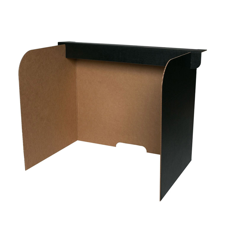 Large Desktop Privacy Screen, 22'' x 18'' x 16'', Pack of 24