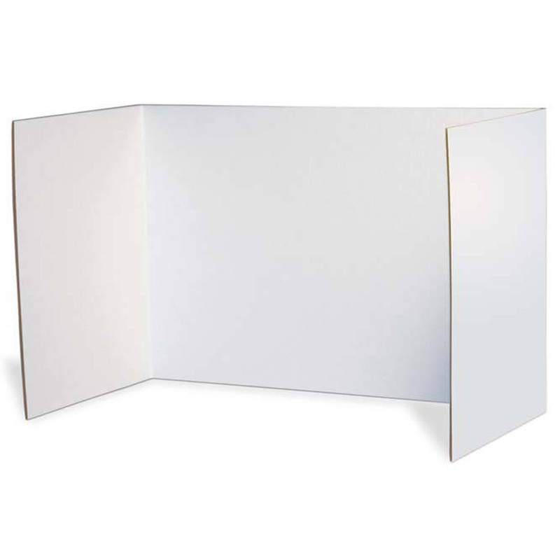 Privacy Boards, White, 48'' x 16'', 4 Boards