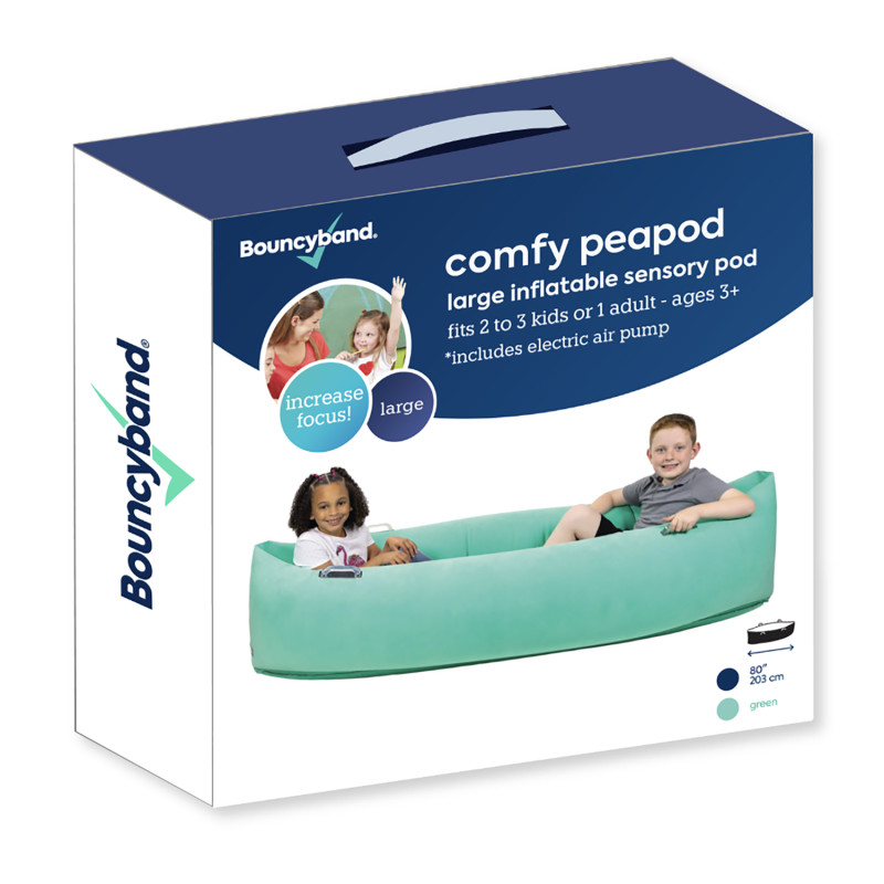 Comfy Peapod, Inflatable Sensory Pod , 80'', Green