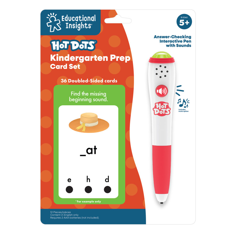 Hot Dots Kindergarten Prep Set