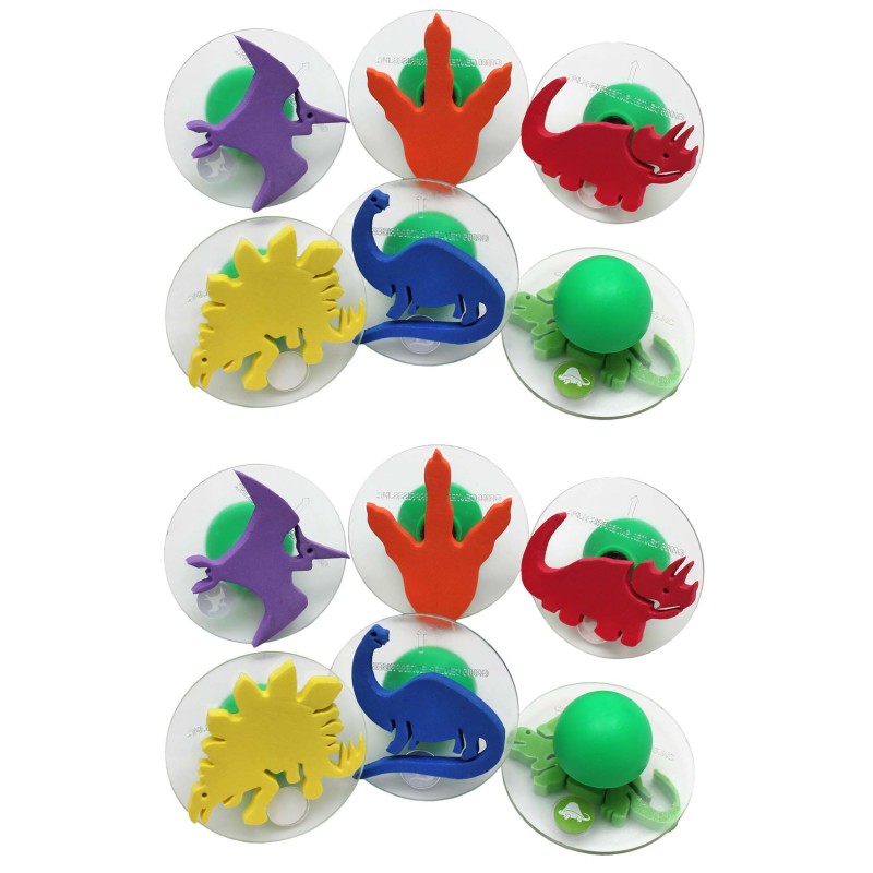 Giant Stampers - Dinosaurs - 6 Per Set - 2 Sets