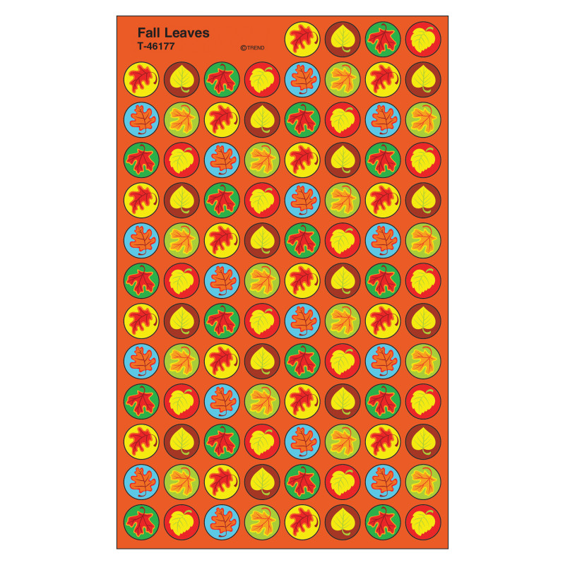 Fall Leaves superSpots Stickers, 800 ct