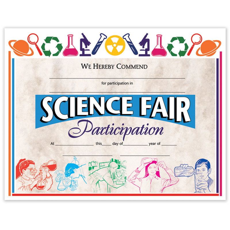 Science Fair Participation Award, .5'' x 11'', Pack of 30