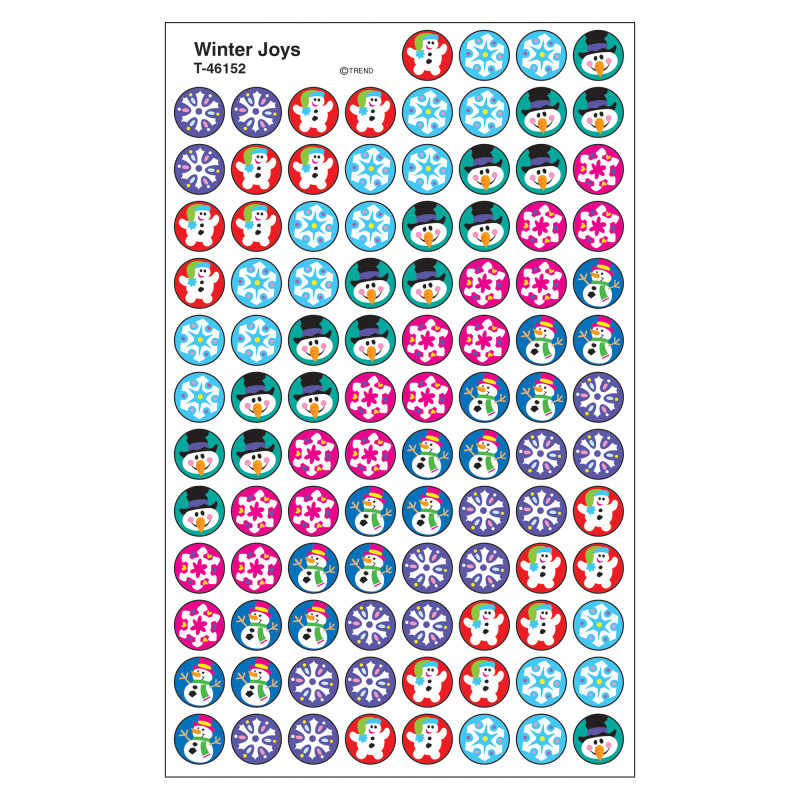 Winter Joys superSpots Stickers, 800 ct