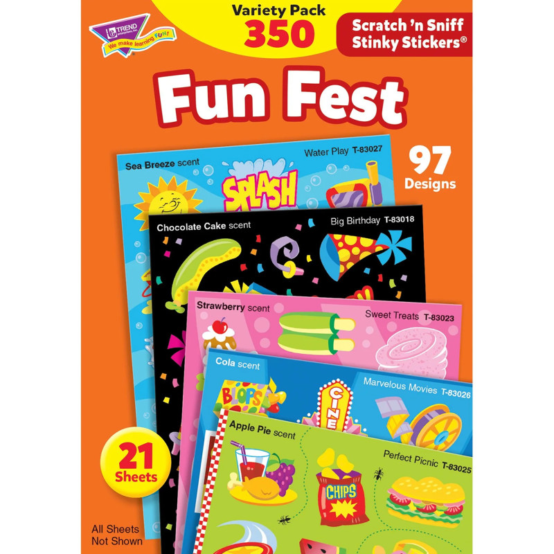 Fun Fest Stinky Stickers Variety Pack
