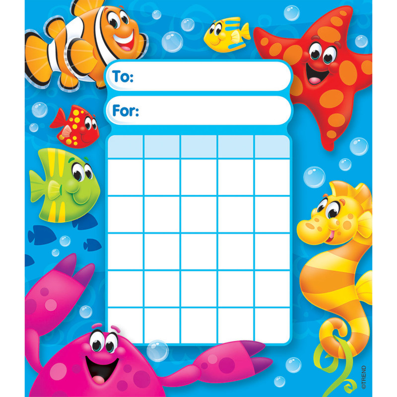 Sea Buddies Incentive Pad, 36 sheets