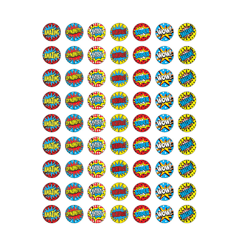 Superhero Mini Stickers