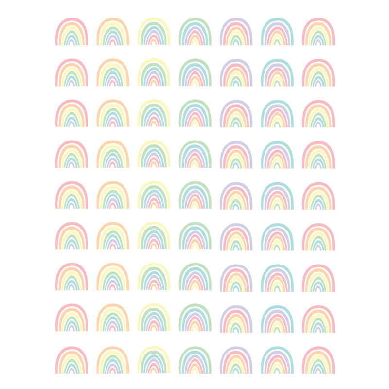 Pastel Pop Rainbows Mini Stickers