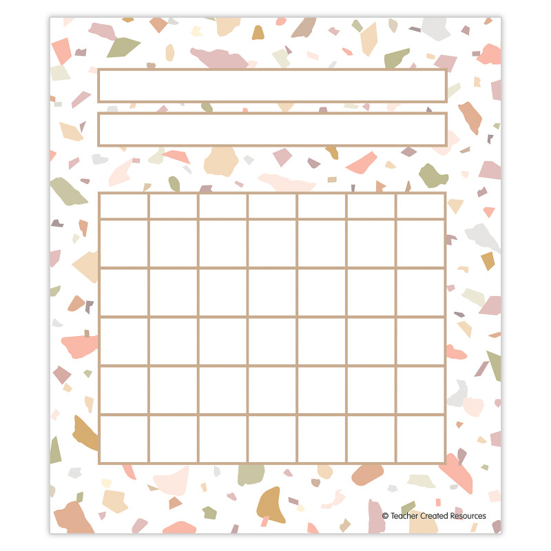 Terrazzo Tones Incentive Charts, Pack of 36