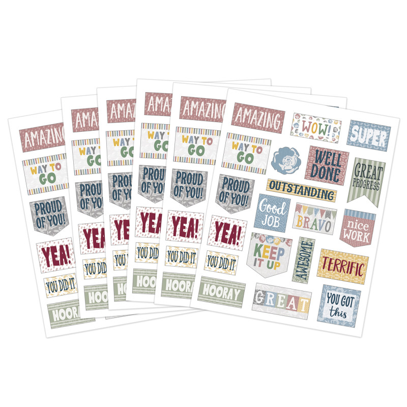 Classroom Cottage Stickers, Pack of 120
