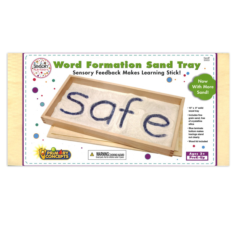Word Formation Sand Tray, 15'' x 8''